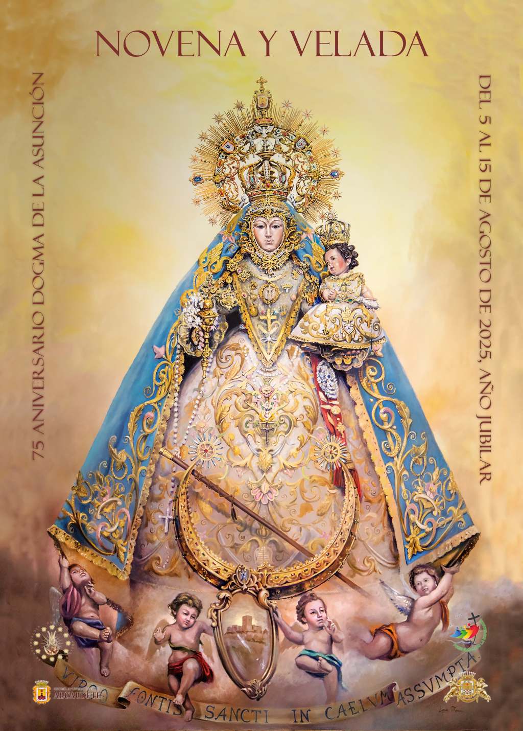 Cartel de la Romería de La Velada 2025, Año Santo Jubilar y conmemoración 75 Aniversario Dogma de la&nbsp;Asunción